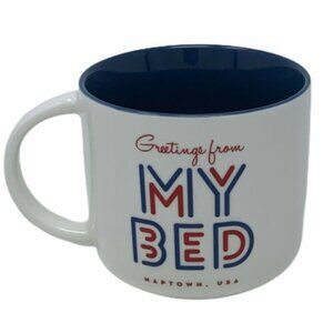 Threshold Mug Greetings From Bed Naptown Mug 15 oz Stoneware Lazy Day Cup